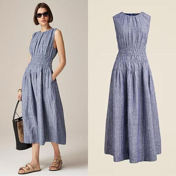 J. Crew Dresses & Skirts - NWT J CREW Hyacinth dress in striped linen